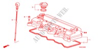 CILINDERKOP AFDEKKING voor Honda CIVIC 1.6 VTI 4 deuren 5-traps automatische versnellingsbak 2009