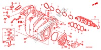 INLAAT SPRUITSTUK voor Honda CIVIC 1.6 VTI 4 deuren 5-traps automatische versnellingsbak 2009