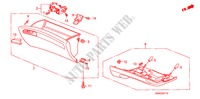 INSTRUMENTEN AFWERKING(PASSAGIERZIJKANT) (LH) voor Honda CIVIC 1.6 VTI 4 deuren 5-traps automatische versnellingsbak 2009