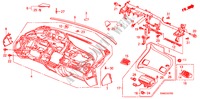 INSTRUMENTEN PANEEL(LH) voor Honda CIVIC 1.8 LS 4 deuren 5-traps automatische versnellingsbak 2008