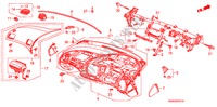 INSTRUMENTEN PANEEL(RH) voor Honda CIVIC 1.8 S 4 deuren 6-versnellings handgeschakelde versnellingsbak 2008