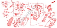 PEDAAL(LH) voor Honda CIVIC 1.6 VTI 4 deuren 5-traps automatische versnellingsbak 2009
