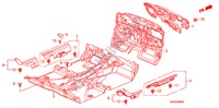 VLOERMAT voor Honda CIVIC 1.6 VTI 4 deuren 5-traps automatische versnellingsbak 2009