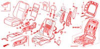 VOOR ZITTING(LH) (PASSAGIERZIJKANT) voor Honda CIVIC 1.6 VTI 4 deuren 5-traps automatische versnellingsbak 2009