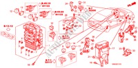 BEDIENINGSEENNEID(CABINE)(1)(LH) voor Honda CIVIC 1.6 S 4 deuren 5-traps automatische versnellingsbak 2011