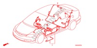 BEDRADINGSBUNDEL(LH)(3) voor Honda CIVIC 1.8 S 4 deuren 5-traps automatische versnellingsbak 2010