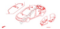 BEDRADINGSBUNDEL(RH)(4) voor Honda CIVIC 1.8 SES 4 deuren 6-versnellings handgeschakelde versnellingsbak 2010