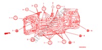 DOORVOERTULLE(ONDER) voor Honda CIVIC 1.6 LXI 4 deuren 5-traps automatische versnellingsbak 2011