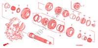 HULPAS voor Honda CIVIC 1.8 VXI 4 deuren 5-versnellings handgeschakelde versnellingsbak 2011