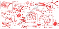 INSTRUMENTEN AFWERKING(BESTUURDERZIJKANT)(RH) voor Honda CIVIC 1.8 VXI 4 deuren 5-versnellings handgeschakelde versnellingsbak 2011