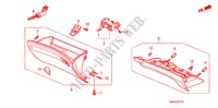 INSTRUMENTEN AFWERKING(PASSAGIERZIJKANT)(RH) voor Honda CIVIC 1.6 VXI 4 deuren 5-traps automatische versnellingsbak 2011
