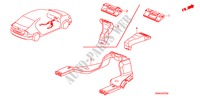 KANAAL voor Honda CIVIC 1.8 LSSP 4 deuren 6-versnellings handgeschakelde versnellingsbak 2010