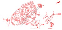 KOPPELING TERUGKEER voor Honda CIVIC 1.8 LS 4 deuren 6-versnellings handgeschakelde versnellingsbak 2010
