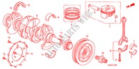 KRUKAS/ZUIGER voor Honda CIVIC 1.8 EXI 4 deuren 5-traps automatische versnellingsbak 2011