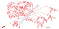 OVERSCHAKELVORK/OVERSCHAKELHOUDER voor Honda CIVIC 1.8 VXI 4 deuren 5-versnellings handgeschakelde versnellingsbak 2011