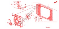 RADIATEUR(DENSO) voor Honda CIVIC 1.6 S 4 deuren 5-traps automatische versnellingsbak 2011