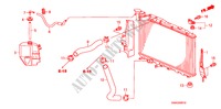 RADIATOR SLANG/RESERVETANK voor Honda CIVIC 1.8 LSSP 4 deuren 5-traps automatische versnellingsbak 2011