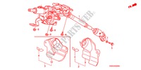 STUURKOLOM voor Honda CIVIC 1.8 LSSP 4 deuren 5-traps automatische versnellingsbak 2011