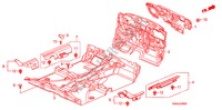 VLOERMAT voor Honda CIVIC 1.8 LSSP 4 deuren 6-versnellings handgeschakelde versnellingsbak 2010