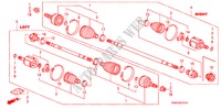 VOOR AANDRIJFAS(AT) voor Honda CIVIC 1.6 LXI 4 deuren 5-traps automatische versnellingsbak 2011