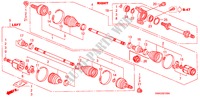 VOOR AANDRIJFAS/HALVE AS(MT) voor Honda CIVIC 1.8 VXI 4 deuren 5-versnellings handgeschakelde versnellingsbak 2011