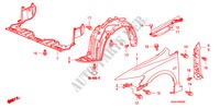 VOOR KAPPEN voor Honda CIVIC 1.6 LXI 4 deuren 5-traps automatische versnellingsbak 2011