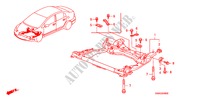 VOOR SUB FRAME voor Honda CIVIC 1.6 VTI 4 deuren 5-traps automatische versnellingsbak 2011