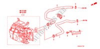 WATERSLANG voor Honda CIVIC 1.8 VXI 4 deuren 5-versnellings handgeschakelde versnellingsbak 2010