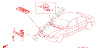 AIRCONDITIONER(SENSOR) voor Honda LEGEND LEGEND 4 deuren 4-traps automatische versnellingsbak 1992