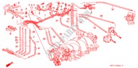 INSTALLATIEPIJP/SLANGEN(RH) voor Honda LEGEND LEGEND 4 deuren 4-traps automatische versnellingsbak 1993
