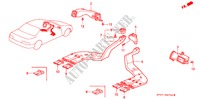 VERWARMING KANAAL(LH) voor Honda LEGEND LEGEND 4 deuren 4-traps automatische versnellingsbak 1993