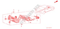 AIRCONDITIONER EENHEID voor Honda LEGEND COUPE LEGEND 2 deuren 4-traps automatische versnellingsbak 1992