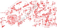 MOTOR BEDRADINGSBUNDEL/KLEM(LH) voor Honda LEGEND COUPE LEGEND 2 deuren 4-traps automatische versnellingsbak 1993