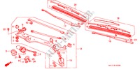 VOOR RUITESPROEIER (LH) voor Honda LEGEND COUPE LEGEND 2 deuren 5-versnellings handgeschakelde versnellingsbak 1992