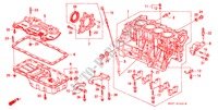 CILINDERBLOK/OLIEPAN (DOHC) voor Honda CIVIC CRX VTI 2 deuren 5-versnellings handgeschakelde versnellingsbak 1992