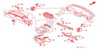 INSTRUMENTEN AFWERKING(RH) voor Honda CIVIC CRX ESI 2 deuren 5-versnellings handgeschakelde versnellingsbak 1995