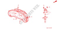 SNELHEIDSENSOR voor Honda CIVIC CRX ESI 2 deuren 5-versnellings handgeschakelde versnellingsbak 1997