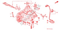 TRANSMISSIE BEHUIZING (DOHC) voor Honda CIVIC CRX VTI 2 deuren 5-versnellings handgeschakelde versnellingsbak 1996