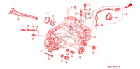 TRANSMISSIE BEHUIZING (SOHC) voor Honda CIVIC CRX ESI 2 deuren 5-versnellings handgeschakelde versnellingsbak 1997