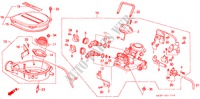 GAS HUIS(SOHC) voor Honda CIVIC LSI 3 deuren 4-traps automatische versnellingsbak 1992