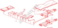 GEREEDSCHAP/KRIK voor Honda CIVIC DX 3 deuren 5-versnellings handgeschakelde versnellingsbak 1994