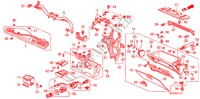 INSTRUMENTEN AFWERKING(LH)(2) voor Honda CIVIC EX         AUSTRIA 3 deuren 5-versnellings handgeschakelde versnellingsbak 1995