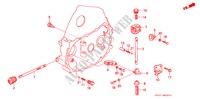 OVERSCHAKELSTANG/OVERSCHAKELHOUDER (SOHC,SOHC VTEC) voor Honda CIVIC LSI 3 deuren 5-versnellings handgeschakelde versnellingsbak 1993