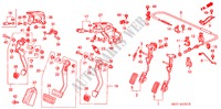 PEDAAL(RH) voor Honda CIVIC DX 3 deuren 5-versnellings handgeschakelde versnellingsbak 1995