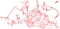 REGELHENDEL voor Honda CIVIC LSI 3 deuren 4-traps automatische versnellingsbak 1995