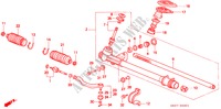 STUUR VERSNELLINGSBOX(RH) voor Honda CIVIC DX 3 deuren 5-versnellings handgeschakelde versnellingsbak 1992