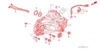 TRANSMISSIE BEHUIZING (SOHC,SOHC VTEC) voor Honda CIVIC LSI 3 deuren 5-versnellings handgeschakelde versnellingsbak 1993