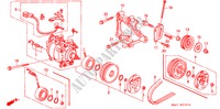 AIRCONDITIONER(COMPRESSOR) (HADSYS) voor Honda CIVIC ESI 4 deuren 5-versnellings handgeschakelde versnellingsbak 1995