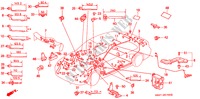 BEDRADINGSBUNDEL(LH) voor Honda CIVIC LSI 4 deuren 5-versnellings handgeschakelde versnellingsbak 1995