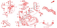 INLAAT SPRUITSTUK (1.5L SOHC) voor Honda CIVIC LSI 4 deuren 5-versnellings handgeschakelde versnellingsbak 1995